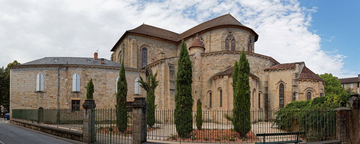 L'église Saint-Sauveur de Figeac.